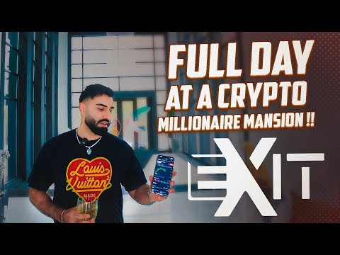 FULL DAY OF CRYPTO AT THE EXIT MANSION!! 40 MINUTE PODCAST WITH FOUDER RAMIN MESGARLOU