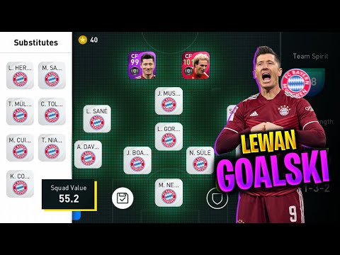 LewanGOALski🔥 BAYERN PAST + PRESENT DUO🥵🔥 Gameplay Pes 2021 Mobile