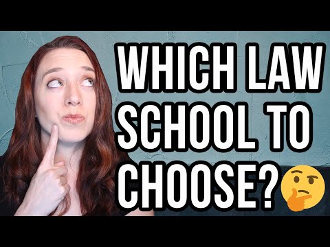 How to Choose the Right Law School