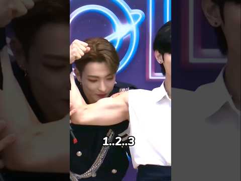 hongjoong kissing yeosang's bicep LOL #foryoupage #foryou #fyp #fypシ゚ #ateez #yeosang #hongjoong #4u