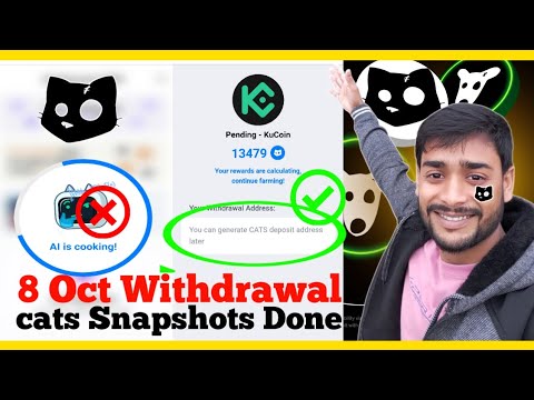 Cats Final Withdrawal date Revel | cats Airdrop Snapshot update | cats rewards claim problem |cat's