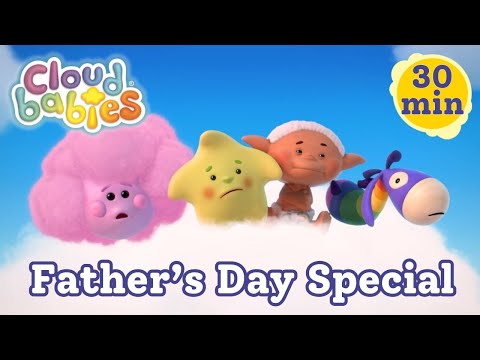 Rainbow & Sun Are Babysitting! | Father's Day | Cloudbabies Official