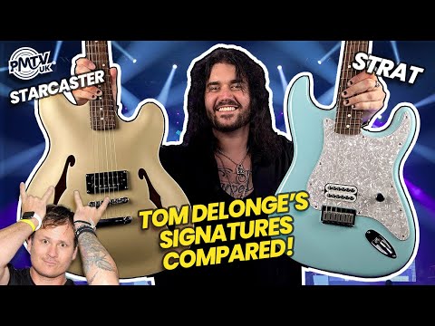 Fender Tom DeLonge Stratocaster VS Starcaster! - His Signature Models Compared