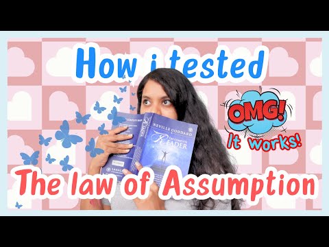 How to test the Law of Assumption & make it work for you 🦋📝