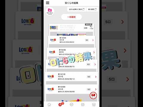 ロト6継続購入しています。2024年8月の5回分…結果がやばい。