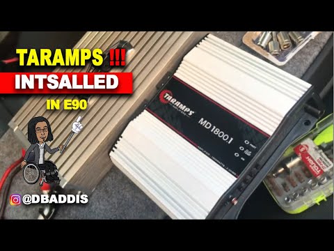 I Installed Taramps amplifier in  My E90  Bmw, Sounds Even Better!