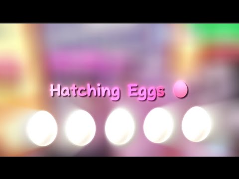 HATCHING RETIRED EGGS!  (w/ my dear friend @TIXURF4V 🥚