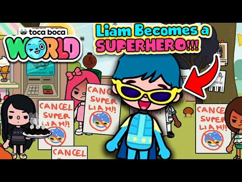 Liam Becomes a SUPERHERO!!! - Toca Life World