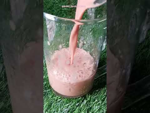 Watermelon Lassi- Refreshing Tarbooj ki lassi-2mnt Summer cooler watermelon recipe #shorts #trending