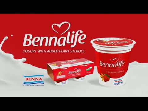 Bennalife - Yogurt with added Plant Sterols (Strawberry-Vanilla)