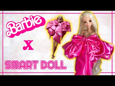 Sewing the Iconic Barbie X Balmain Bow Dress for Smart Doll