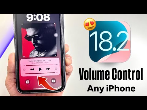 How to Enable Volume Slider in Music on iPhone Lockscreen iOS 18.2