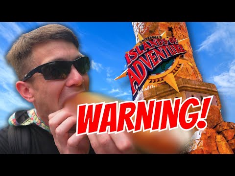 We Ate The 5 WORST FOODS at Islands of Adventure!