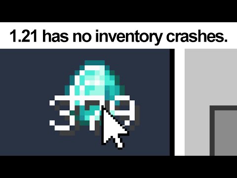 Your inventory can crash in Minecraft 1.21.