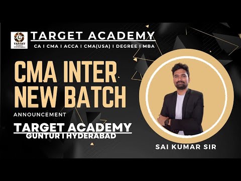 CMA INTER NEW BATCH ANNOUNCEMENT #cmausa #ca #cma #acca #accauk #cainter #careerguidance