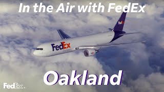 In the Air with FedEx: Memphis to Oakland