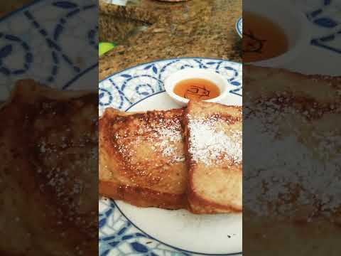 french toast in the morning #frenchtoast #breakfast #goodmorning #foodie #shorts