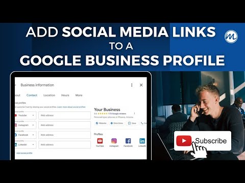 Add Social Media to a Google Business Profile (GMB Update 2024)