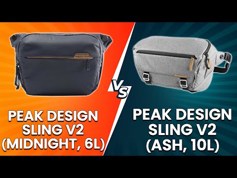 Peak Design Everyday Sling v2 Midnight 6L vs Peak Design Everyday Sling v2 Ash 10L -Which Is Better?