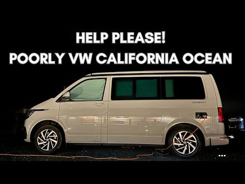 Help! Broken sick VW California Ocean Campervan flashing lights and can't open doors