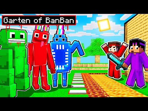 GARTEN OF BANBAN vs Most Secure Minecraft House (Jumbo Josh, Chef Pigster, BanBan)