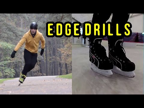 Edge Drills on Ice & Inline Skates