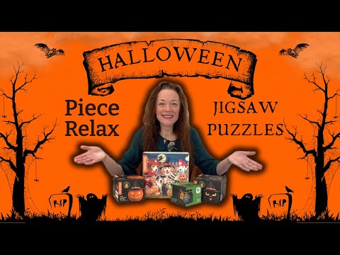 Halloween Jigsaw Puzzles from PieceRelax - with CUTE 3D Puzzle Candle Lights! #halloween #puzzle