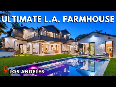 Inside LA's MOST LUXURIOUS Modern Farmhouse! This home will BLOW your mind!