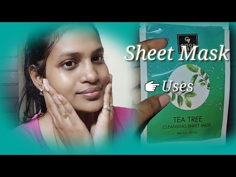 Sheet Mask Uses||How to apply Sheet Mask||Instant Glowing Skin||Refreshing&Moisturizing Skin 10mins