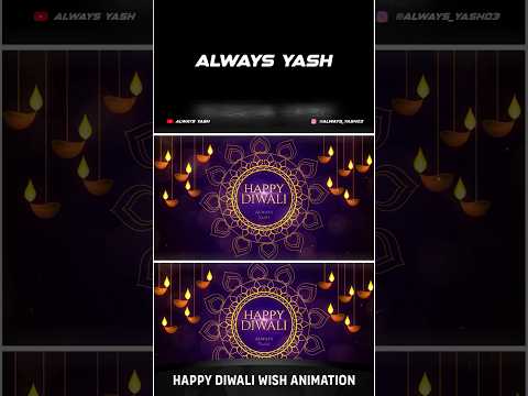 Diwali Wishes Animation | Adobe After Effects 2025