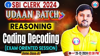 SBI Clerk 2024-25 | Coding Decoding SBI Clerk Reasoning 2024-25 | SBI Clerk Reasoning by Rohit Sir