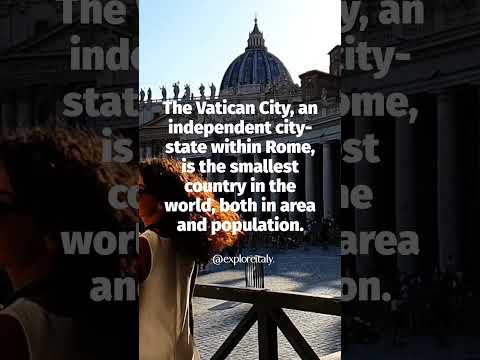 The Vatican City, Rome... Did You Know? #shorts #Rome #italy