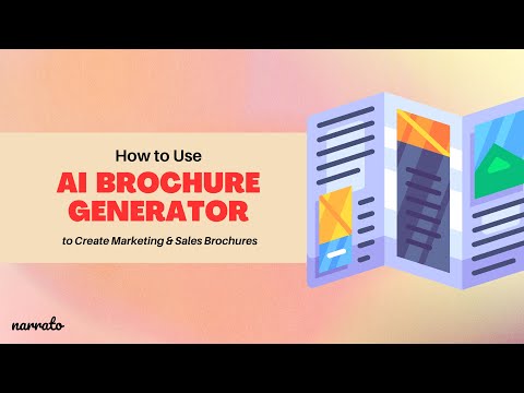 How to Use AI Brochure Generator to Create Marketing & Sales Brochures