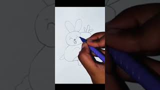 How to draw a Rabbit | Easy Tricks | #arttricks #bunnyart #pencildrawing #easytricks #drawinghacks