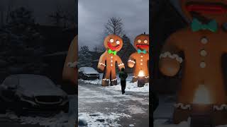 He can catch you, he's the Gingerbread Man! 🍪 #shorts #horror #christmas