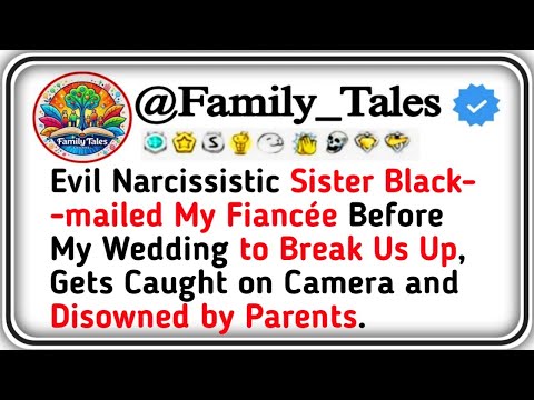 Evil Narcissistic Sister Blackmailed My Fiancée Before My Wedding to Break Us Up, Gets Caught on