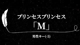 【カラオケ】M / プリンセスプリンセス【男性キー(－5)、歌詞付きフル、オフボーカル】