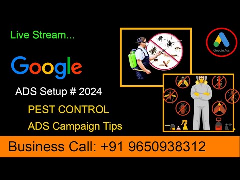 Pest Control Google Ads Setup||How to run Google ads For Pest control|Pest Control Ads Kaise Banaye