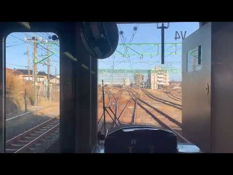 [前面展望]えちごトキめき鉄道妙高はねうまライン春日山駅から直江津駅