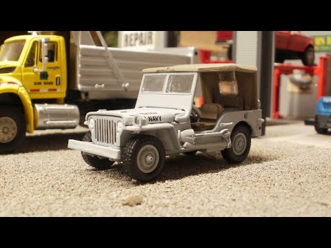 Johnny Lightning 1:64 WWII MB Jeep Willys - Battle of Midway No. JLML008 Review