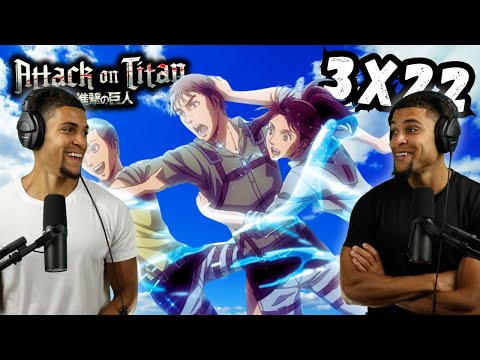 The Other Side of the Wall!! | Attack On Titan 3x22 REACTION!!