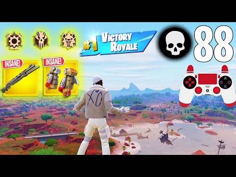 88 Elimination Solo Vs Squads Gameplay Wins (Fortnite Chapter 5 Season 3 PS4 Controller)