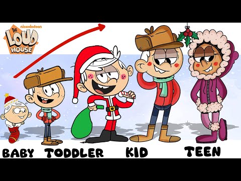 THE LOUD HOUSE Christmas Growing Up Compilation | Cartoon Wow