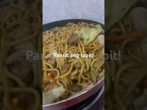 PANSIT NA MALUPIT I MEAL FOR TONIGHT I YOU LIKE NOODLES? #share #noodles #foodie #pansit #yummy