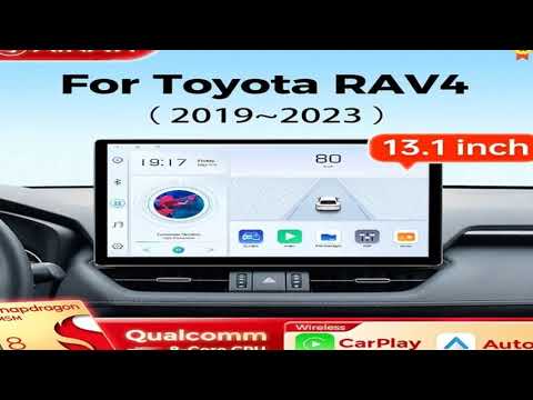 Ainavi 13.1 Inch For Toyota RAV4 2019 2020 2021 2022 2023 RAV 4 Car Radio Wireless Carplay