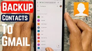 How to Backup Phone Contacts to Gmail (Android)