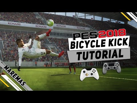 PES 2018 Bicycle Kick Tutorial and Acrobatic Goals Compilation