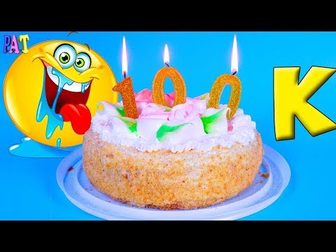 GOT HUGE CAKE FOR 1 MINUTE! ASMR eating sounds no talk