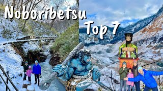 HOKKAIDO's Most Famous HOT SPRING Town! Top 7 Thing to Do in NOBORIBETSU Japan