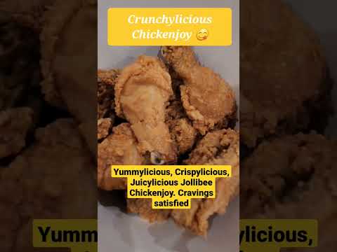 Jollibee Chickenjoy: Yummylicious,Crispylicious, Juicylicious!#shorts #shortsvideo #jollibee #yummy